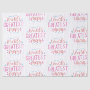 Mother, Mum, Supermom, Greatest, Love, Strength Tissue Paper