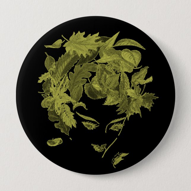 Mother Nature 10 Cm Round Badge (Front)