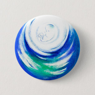 Mother Nature 6 Cm Round Badge