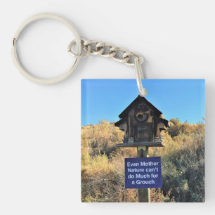 Mother Nature, Grouch Humour Key Ring