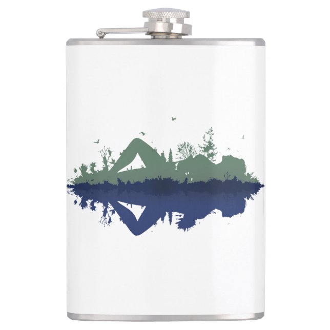 Mother Nature Hip Flask (Front)