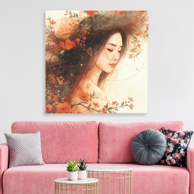 Mother Nature’s Embrace Boho Wall Art  (Insitu(LivingRoom))