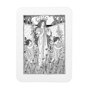 Mother Nature Summer Magnet