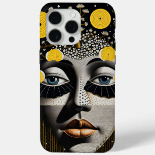 Mother Nature Yellow Moons iPhone 15 Pro Max Case