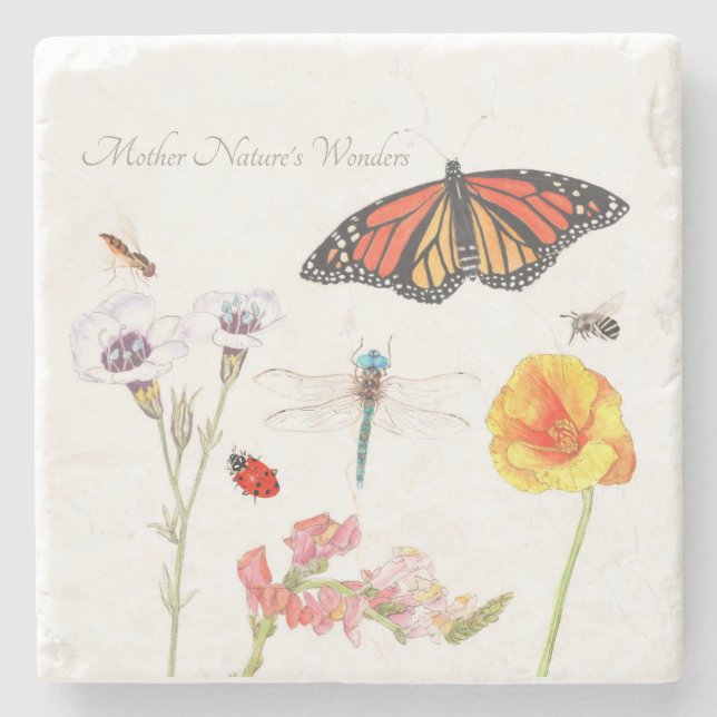 Mother Nature's Wonders Stone Coaster (Front)