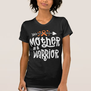 Mother Of A Warrior Mum Family Leukaemia Cancer Aw T-Shirt