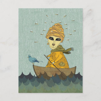 Mother of bees postcard