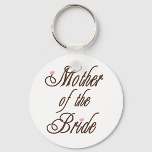 Mother of Bride Classy Browns Key Ring