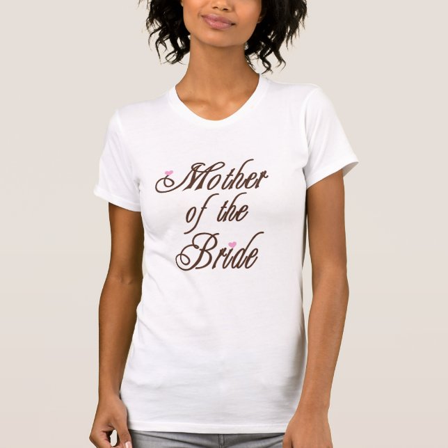 Mother of Bride Classy Browns T-Shirt (Front)