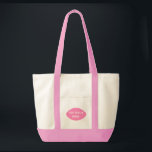 Mother of Bride Tote Bag<br><div class="desc">This tote bag is shown in natural and pink with a mother of bride print. 
Customise this bag or buy as is.</div>