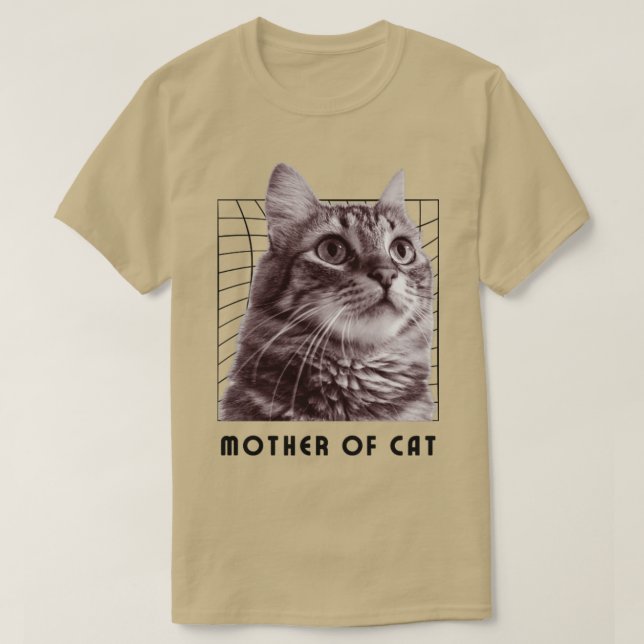 Mother of Cat T-Shirt (Design Front)