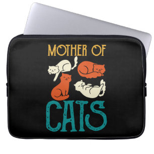 Mother of Cats - Cat Laptop Sleeve