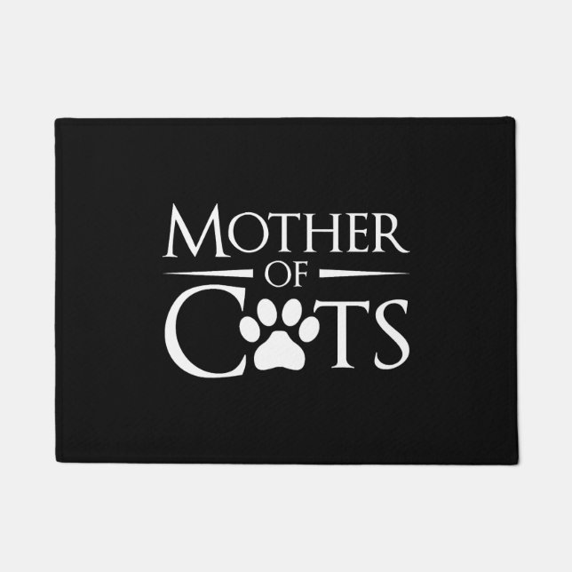 Mother Of Cats Doormat (Front)