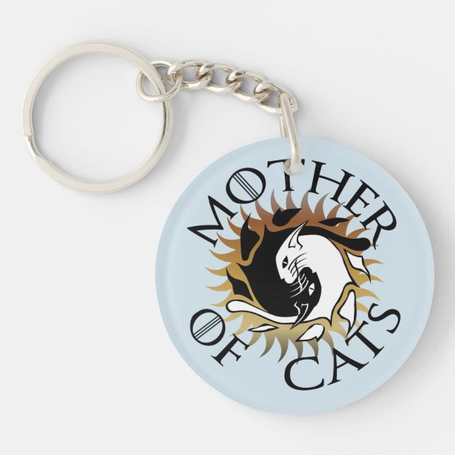 Mother Of Cats Keychain (Front)