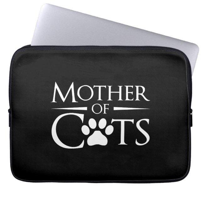 Mother Of Cats Laptop Sleeve (Front)