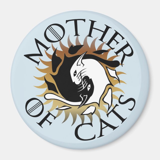 Mother Of Cats Magnet (Front)