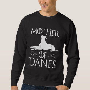 Mother Of Danes - Great Dane Dog Lover Puppy Train Sweatshirt