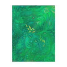 Mother of Dragons Goddess Fantasy Surreal Painting