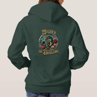 Mother of Dragons Mum and Baby Dragon Hoodie