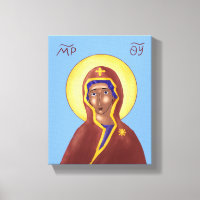 Mother of God Icon Canvas Print
