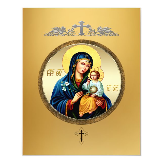 Mother of God Photo Print (Front)
