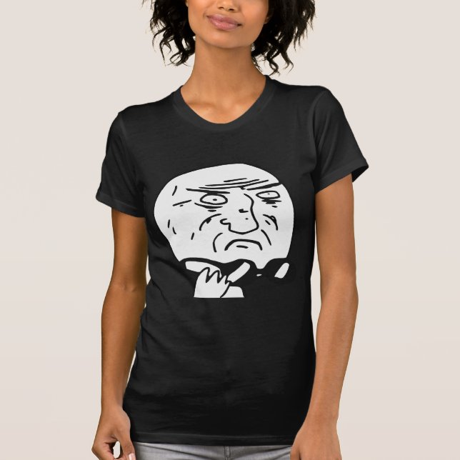 Mother of God Rage Face Comic Meme T-Shirt (Front)
