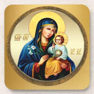 Mother of God, virgin mary Coaster