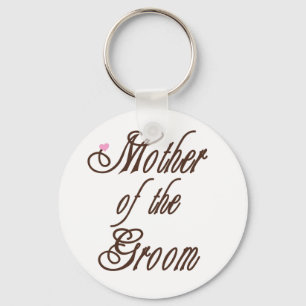 Mother of Groom Classy Browns Key Ring