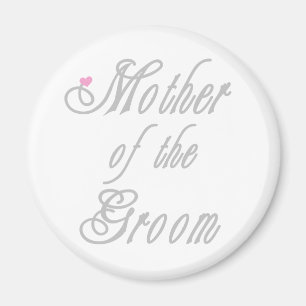 Mother of Groom Classy Greys Magnet