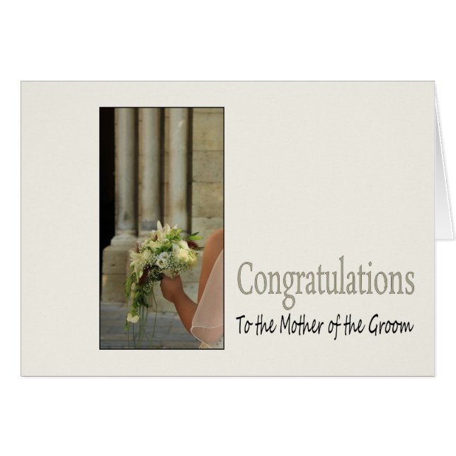 mother of groom Congratuations (Front Horizontal)
