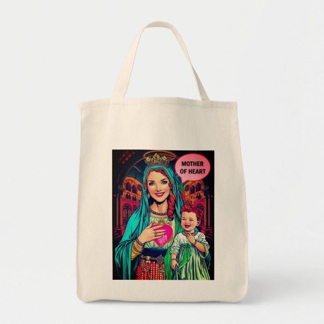 Mother of Hearts Tote Bag (Front)