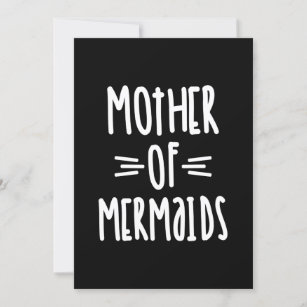 Mother Of Mermaids Mother's Day Gift Invitation