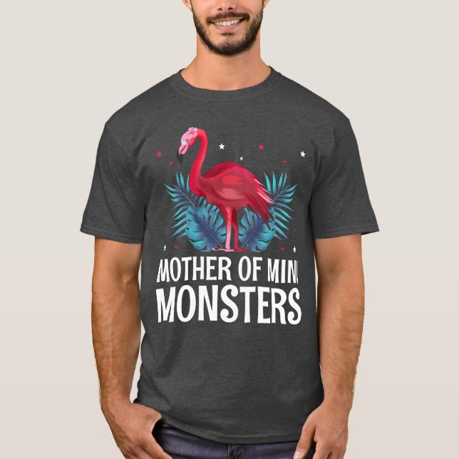 Mother of Mini Monstersoddler Mum Kindergarten ret T-Shirt (Front)