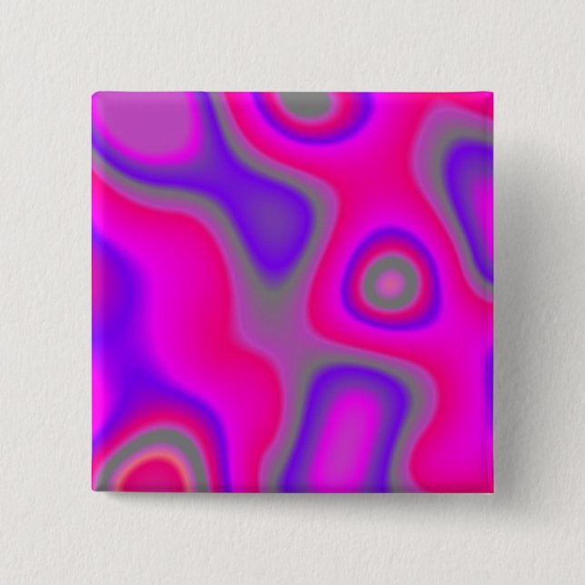 Mother of Pearl Abstract 01 15 Cm Square Badge (Front)