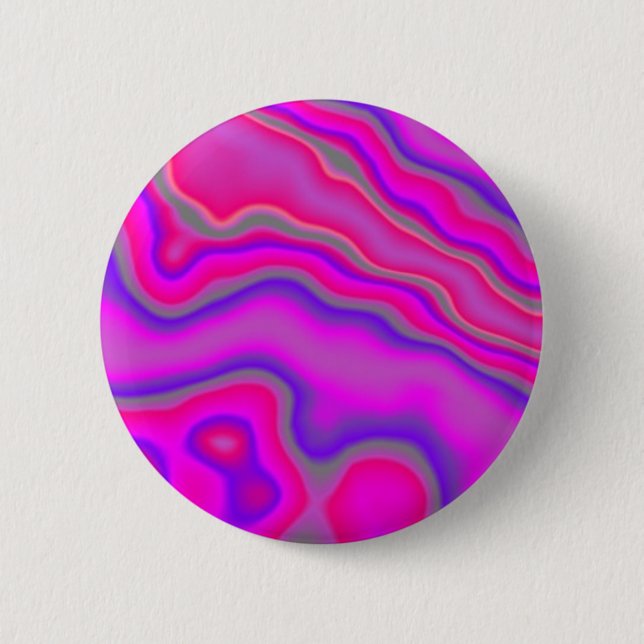 Mother of Pearl Abstract 02 6 Cm Round Badge (Front)