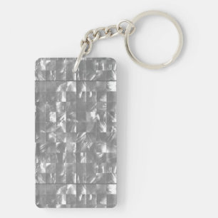 Mother of Pearl Key Ring