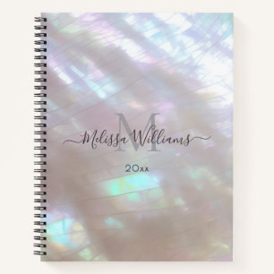 Mother-of-pearl Monogram Shimmering Notebook