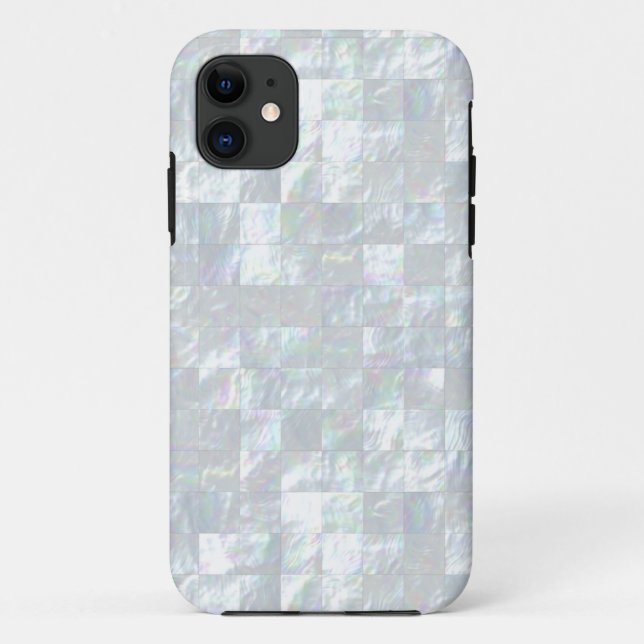 Mother Of Pearl Mosaic Case-Mate iPhone Case (Back)