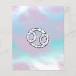 Mother of Pearl Style Cancer Zodiac Flyer