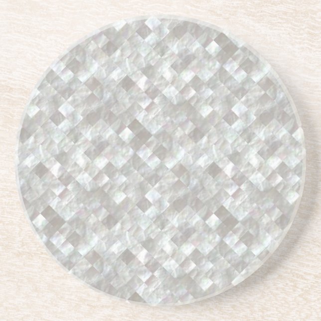 Mother of Pearl Style. Coaster (Front)