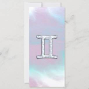 Mother of Pearl Style Gemini Zodiac Sign