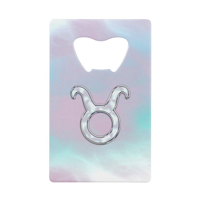 Mother of Pearl Style Taurus Zodiac Horoscope (Front)