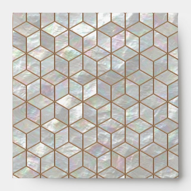 Mother Of Pearl Tiles Envelopes (Front)