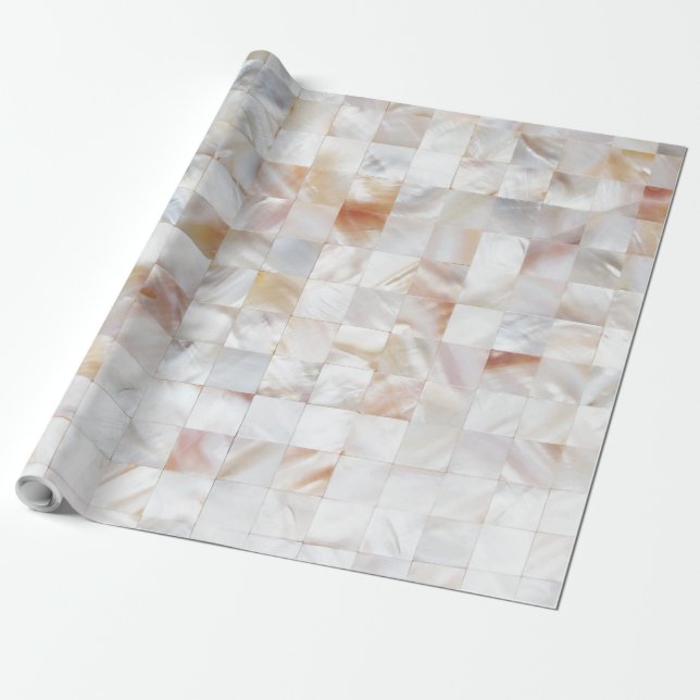 Mother of Pearl Wrapping Paper (Unrolled)