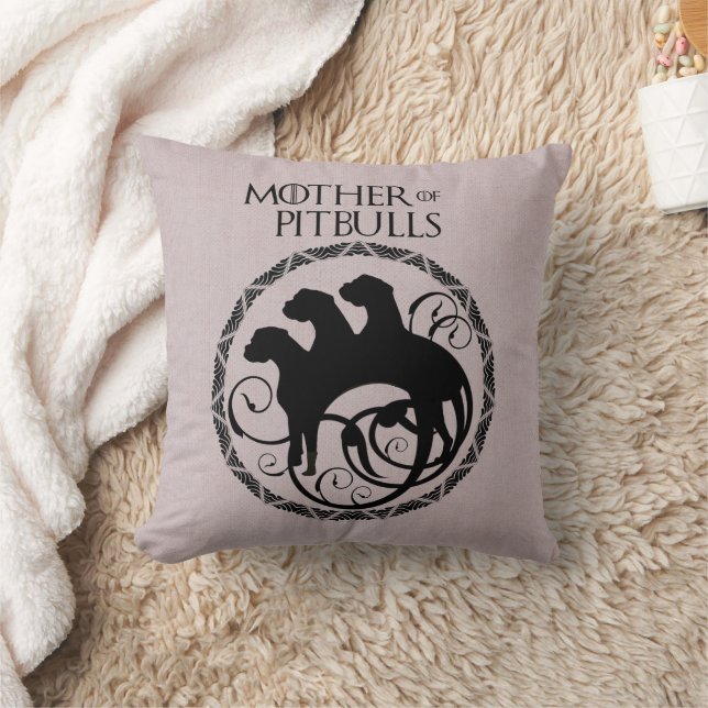 Mother of Pitbulls Print Cushion (Blanket)