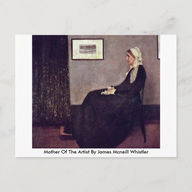 Mother Of The Artist By James Mcneill Whistler Postcard (Front)