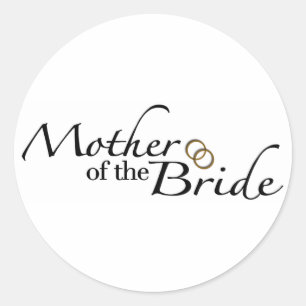 Mother Of The Bride 2 Classic Round Sticker