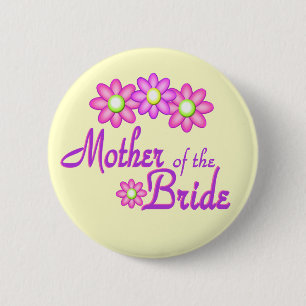 Mother of the Bride 6 Cm Round Badge
