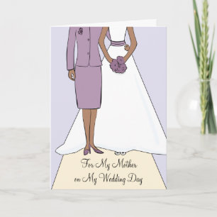 Mother of the Bride African American Thank You Card