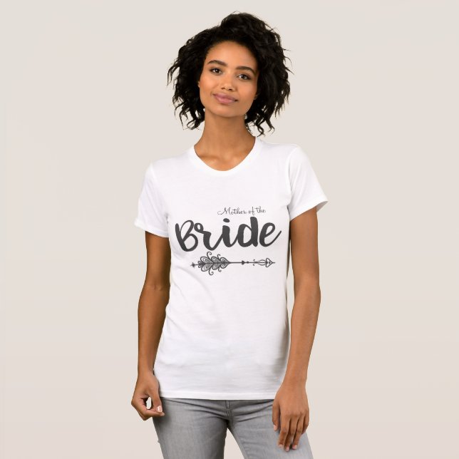 Mother of the Bride Arrow T-Shirt (Front Full)